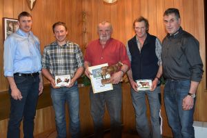 2Andreas Walser Marco Gabriel Norbert Christen Albert Gut und Walter Durrer
